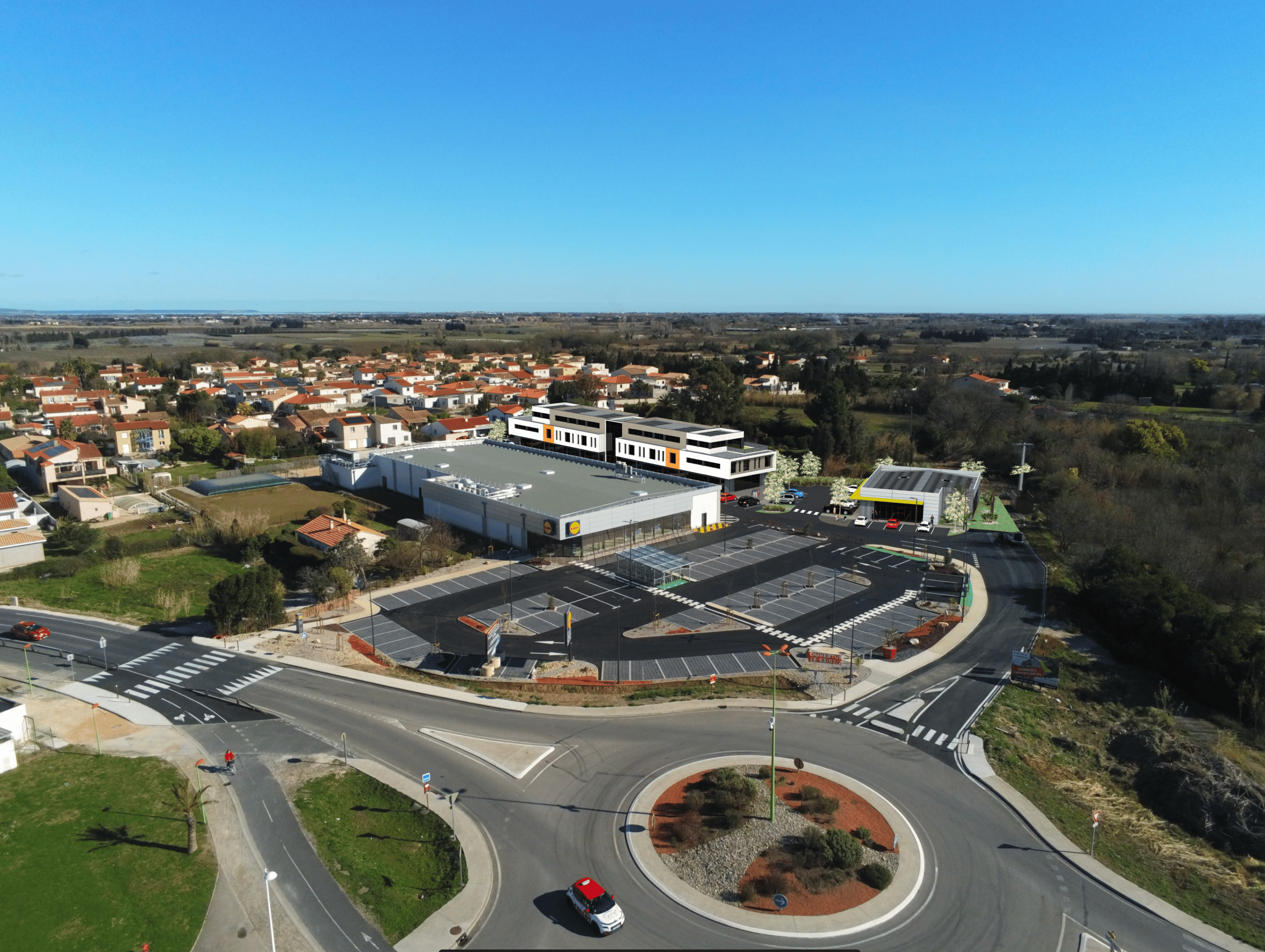 Numaa - Vue du programme Collège Corner – commerces et bureaux neufs à Pia